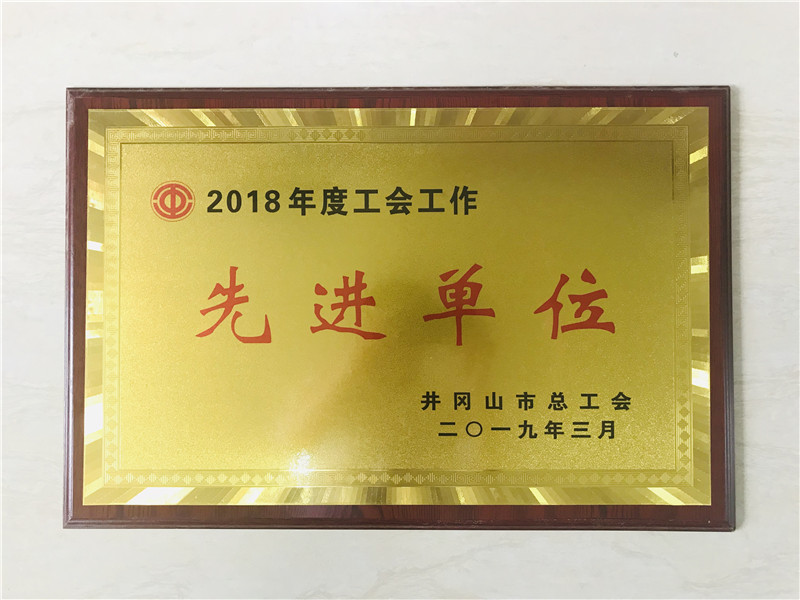 2019年3月，555000jc线路检测中心注册被井冈山市总工会评为2018年度工会工作先进单位.jpg